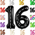 KatchOn, Giant Black 16th Birthday Balloons by KatchOn