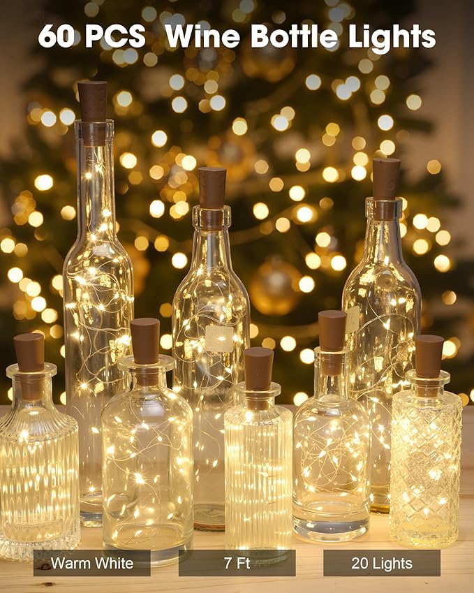 Hortsun 80 Pack Wine Bottle Lights - Image 4