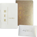 Vow Books His and Hers Wedding Vow Books Bride and Groom Vow Books Wedding by WeddingGiftsWedding