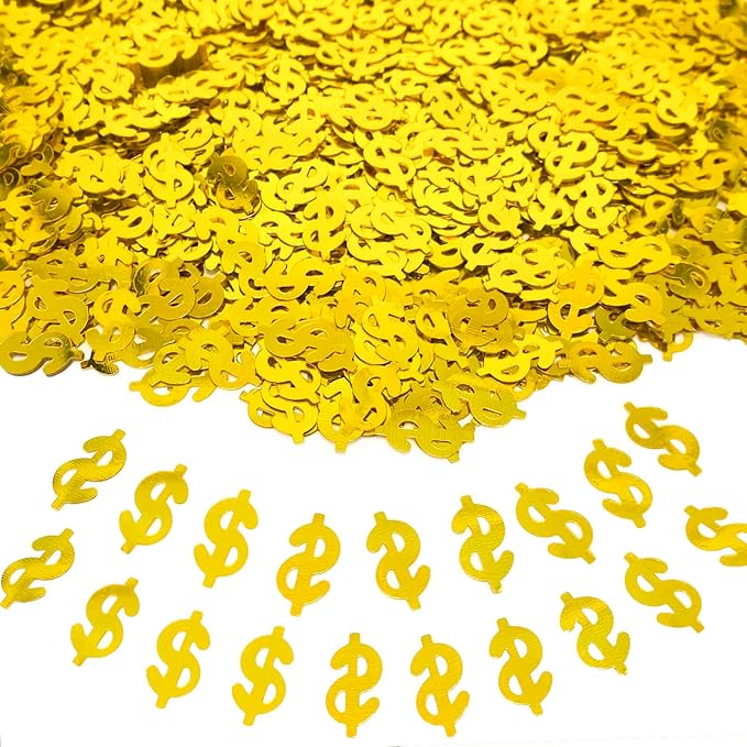 Confetti Dollar American Dollor Sequins Table Metallic Foil Confetti by JNSAXMI