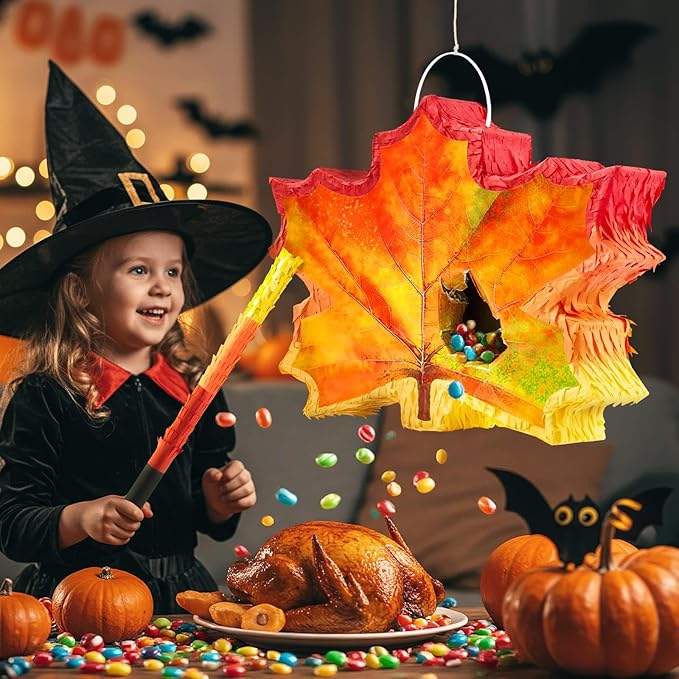 WERNNSAI Fall Leaf Pinata - Image 6