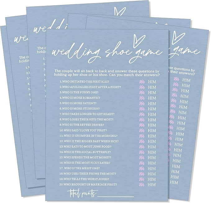 Fun Wedding Games Set by Unknown