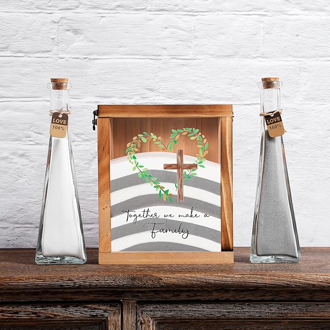 Blosssound Unity Sand for Wedding Ceremony Set Christian Together We Make a by Blosssound