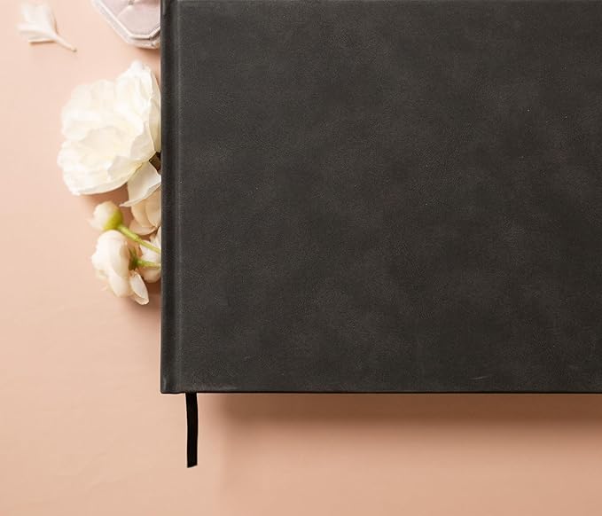 MUUJEE Personalized Guestbook in Charcoal - Image 4