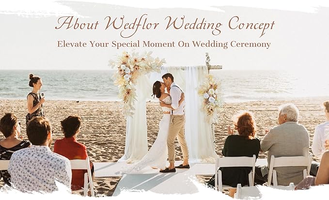 Wedding Arch Flowers with Drapes Kit - Image 2