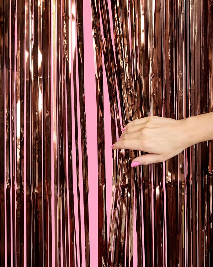 xo, Fetti Brown Party Curtain - Image 6