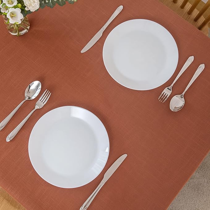 maxmill Lux Faux Linen Table Cloth - Image 8