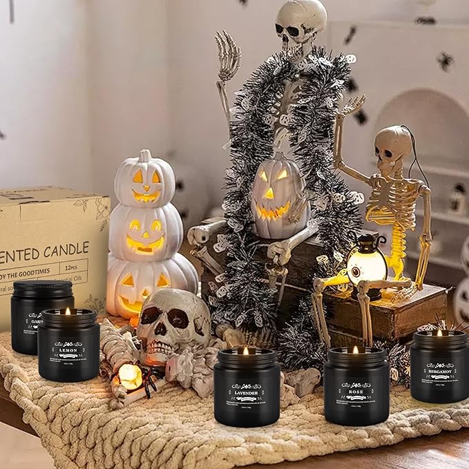 12 Pcs Halloween Scented Candles - Image 4