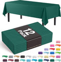 Exquisite 12-Pack Premium Plastic Tablecloth 54in. x 108in. Rectangle Table by Exquisite