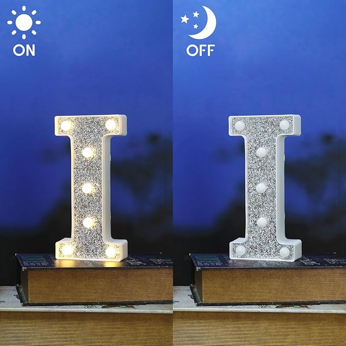 Glitter Light Up Letters - Image 2