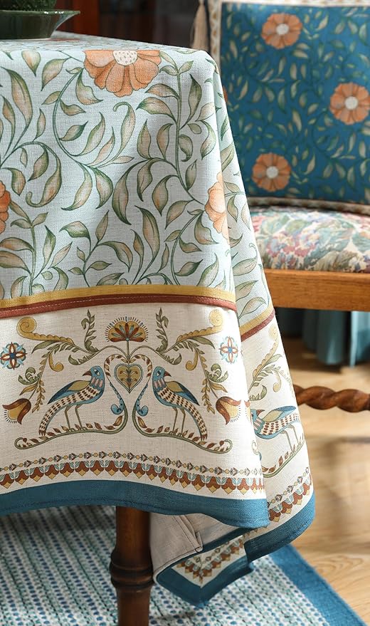patdrea Designer French Linen Tablecloth Rectangle - Image 5
