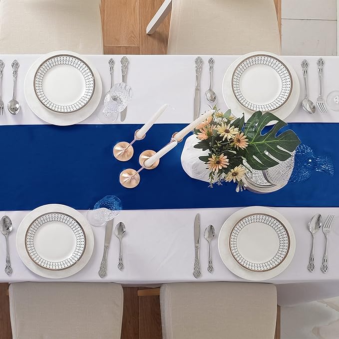 6Pack Table Runner 12 x 108 Inches Satin Silk Table Runner - Image 4