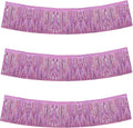 BEISHIDA 3 Packs Metallic Foil Fringe Garland Shining Purple Wall Hanging by Beishida