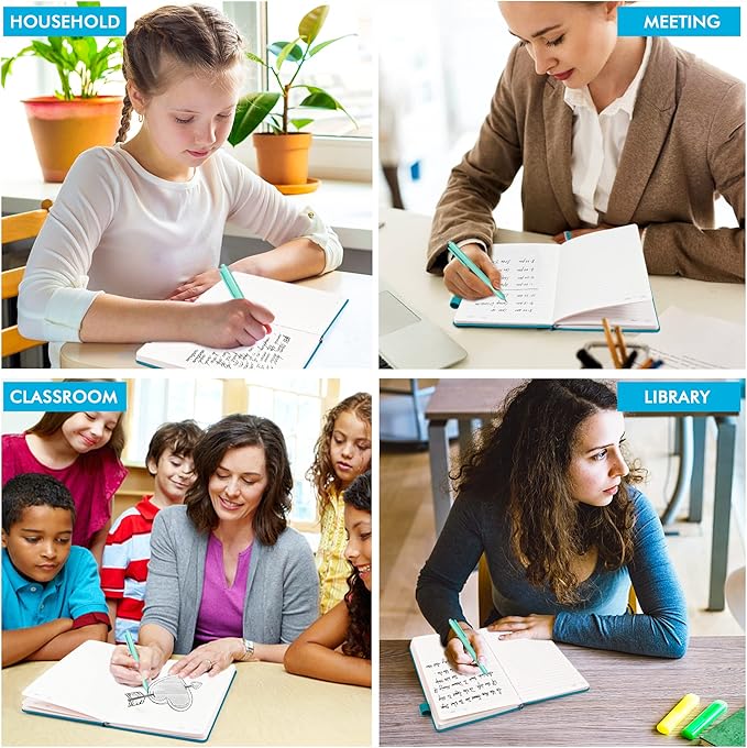 5 Pack Journal Notebook Bulk for School, Feela Hardcover Business Notebooks - Image 7