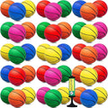 42Pcs 6" Mini Basketball Set, PVC Small Basketballs by Oleitodh