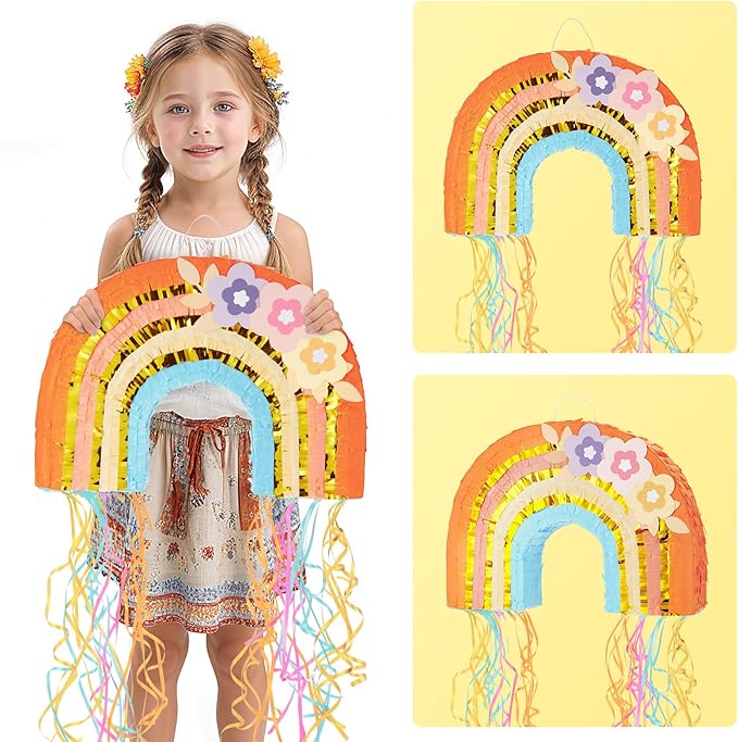 WERNNSAI Rainbow Pinata - Image 6