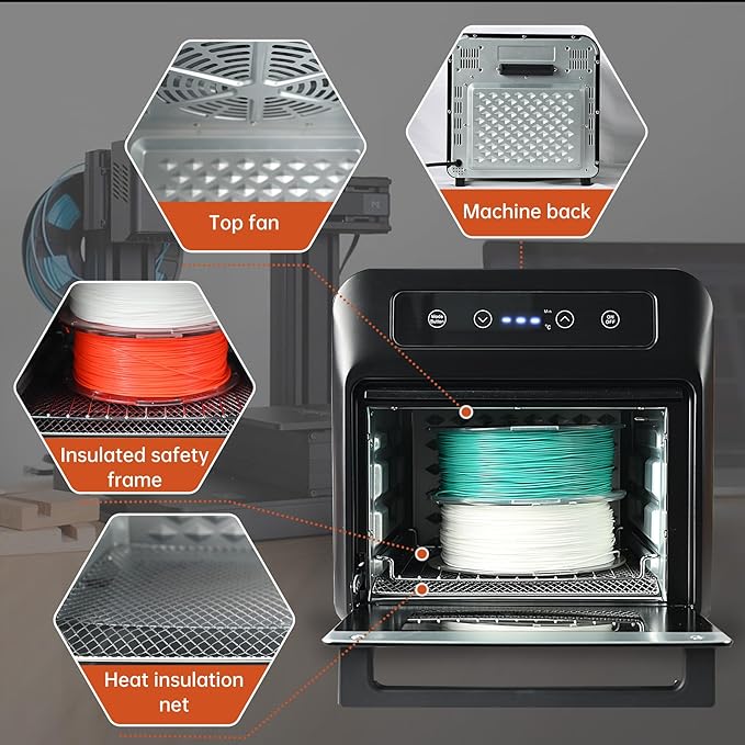 3D Printing Filament Electric Dryer Box, Priline 3D Filament Heating Chambers - Image 4