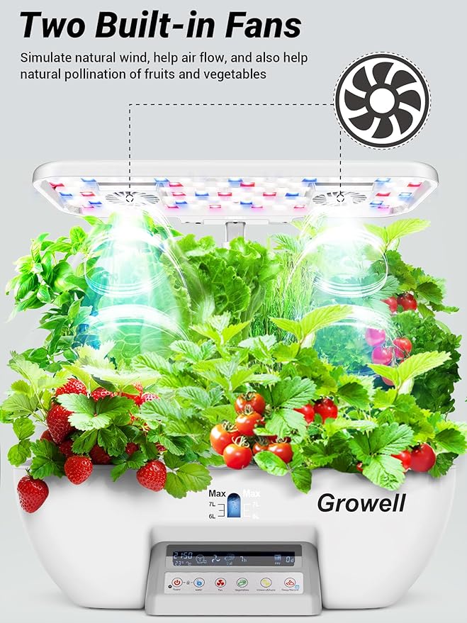 Hydroponics Growing System Kit, 17 Pods Herb Garden - Image 7