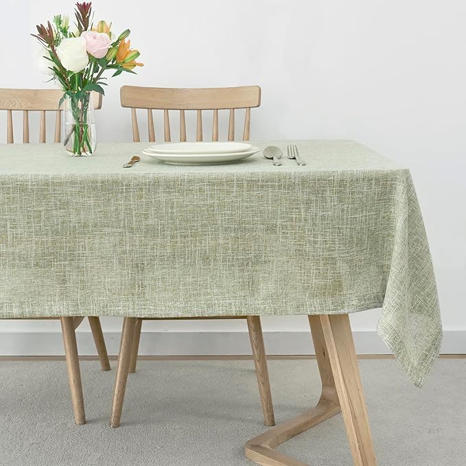 maxmill Flaxy Faux Linen Table Cloth - Image 2