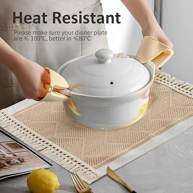 Placemats Set of 4, Waterproof Placemat - Image 2