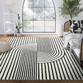Abani Rugs Nuevo NUE150A Beige Arch Pattern Knot Area Rug by Abani