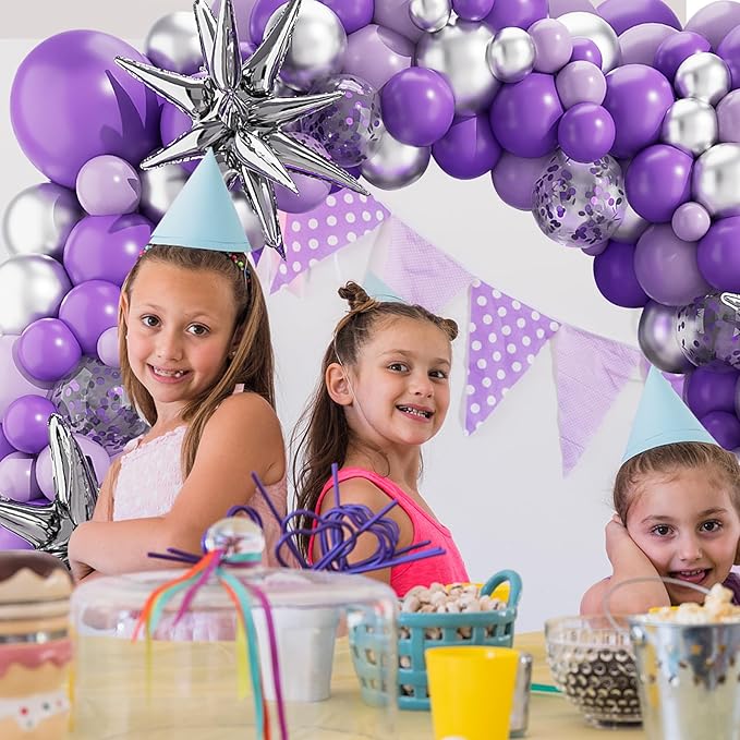 Purple Balloons Garland Arch Kit - Image 4