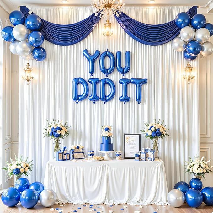 10x10 ft White Glitter Backdrop Curtain - Image 8