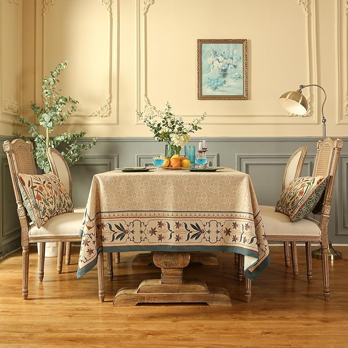 patdrea Designer Linen Extra Long Tablecloth - Image 2