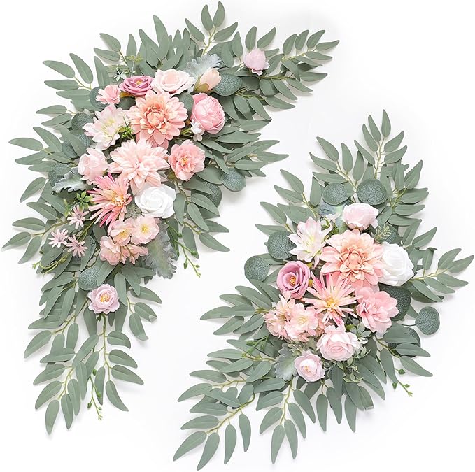 Artificial Wedding Arch Flowers Kit by WEIERYUE