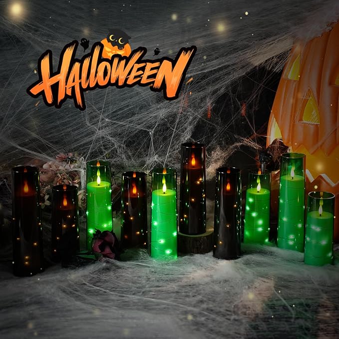 Flameless Candles with Embedded Star String - Image 6