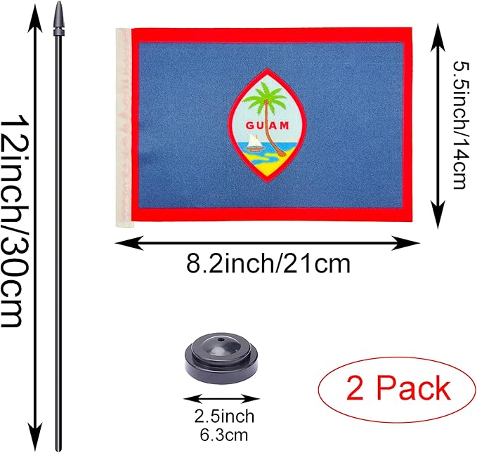 WXTWK 2 Pack Guam Flag - Image 2