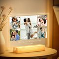 Custom Picture Frames with Photo, Personalized Photo Frame with Night Light by Greysky