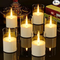6Pack Flickering Flameless LED Candles by VIODAIM