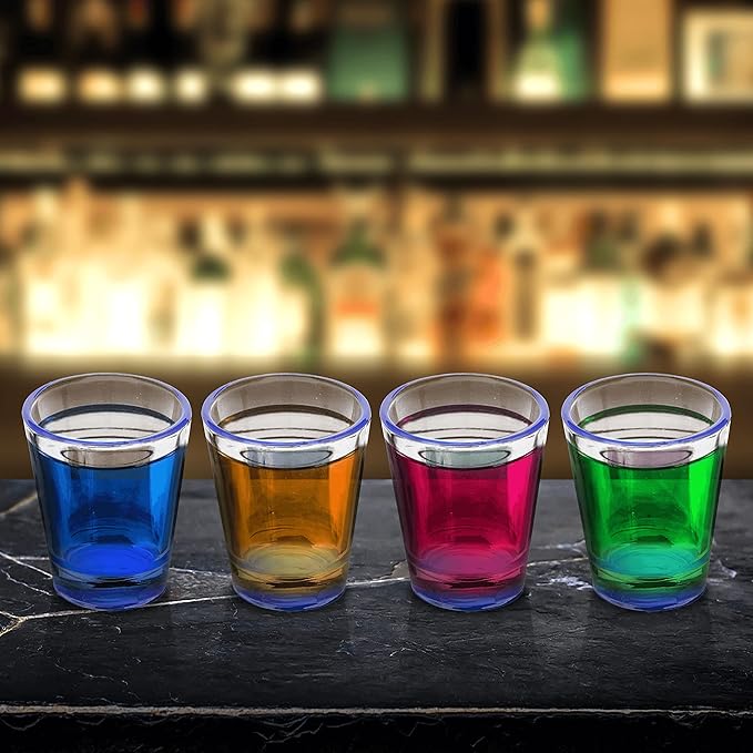 DISCOUNT PROMOS Shot Glasses Set 1.75 oz. Set of 10 Bulk Pack, Wedding Favor - Image 7