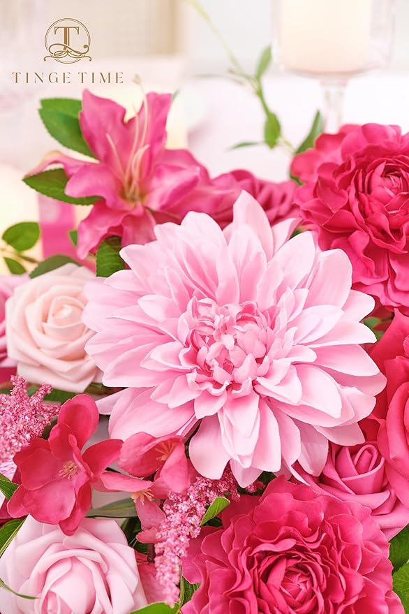 TINGE TIME Artificial Sweetheart Flower Swag - Image 5