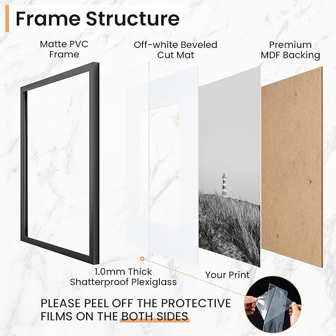16x16 inch Picture Frame, 16x16 Photo Frames - Image 4