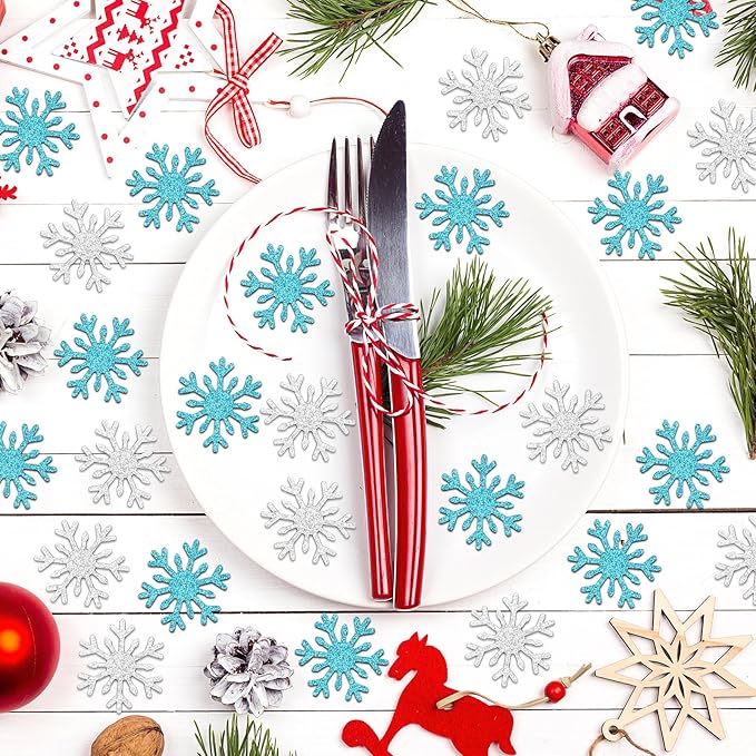 MARFOREVER Christmas Snowflake Glitter Confetti - Image 6