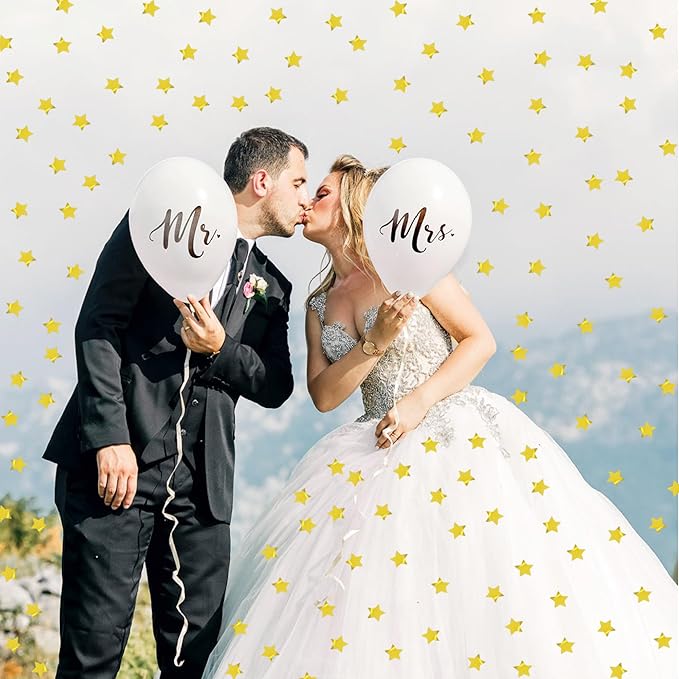 Confetti Star Glitter Sequins Table Confetti Metallic Foil Star - Image 6