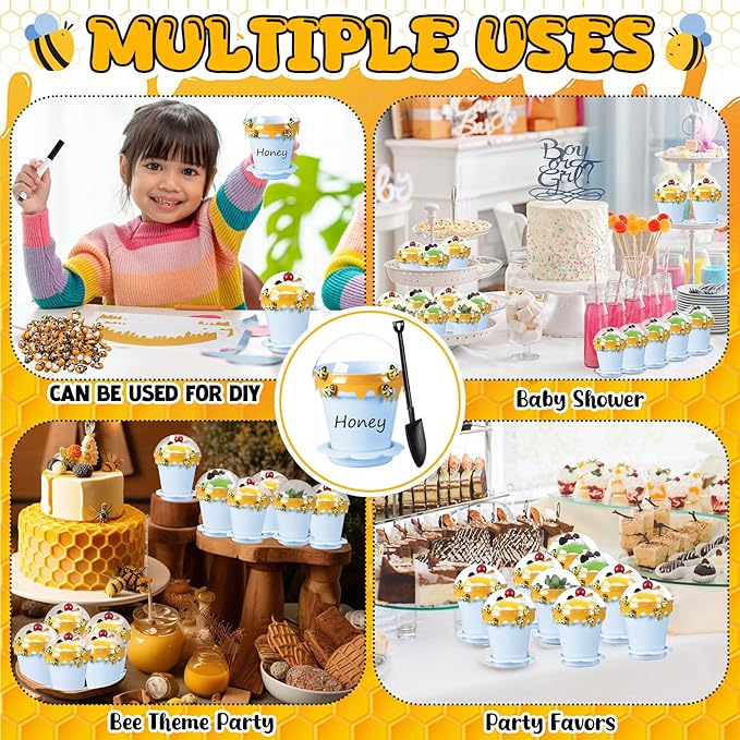30 Sets Mini Honey Bee Pots - Image 5