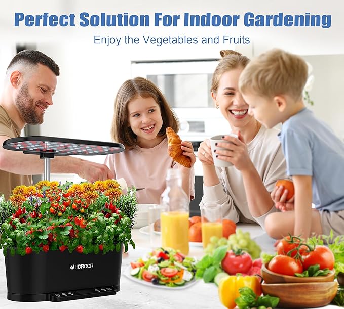 Hydroponics Growing System Kit APP Controlled, 15 Pods Indoor Herb Garden - Image 4