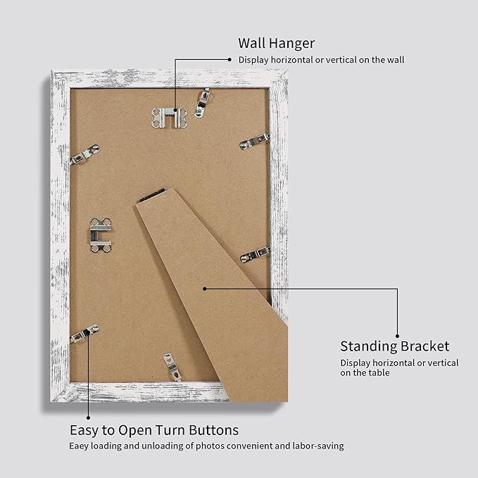 8x12 Picture Frame Set of 4 - Image 6
