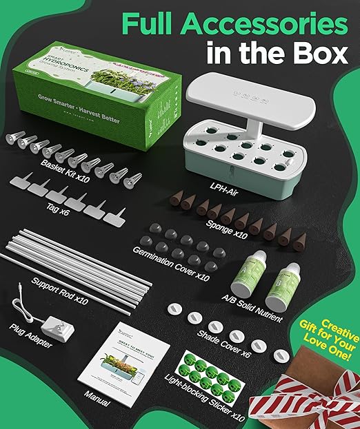 LetPot LPH-Air Hydroponics Growing System Kits, APP & WiFi Controlled Smart - Image 7