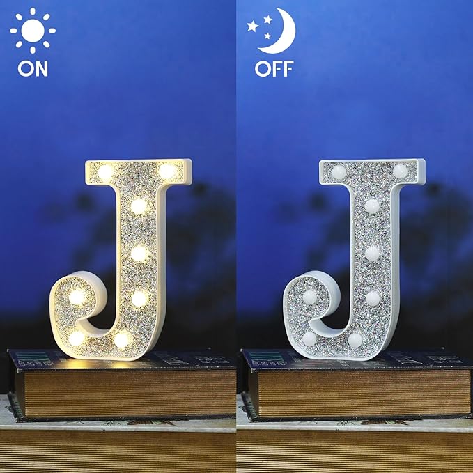 Glitter Light Up Letters & Signs - Image 2