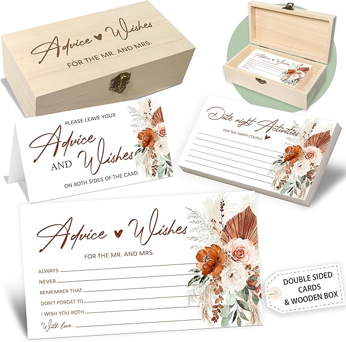 Boho Advice and Wishes for the Mr and Mrs by CrocothemisArt