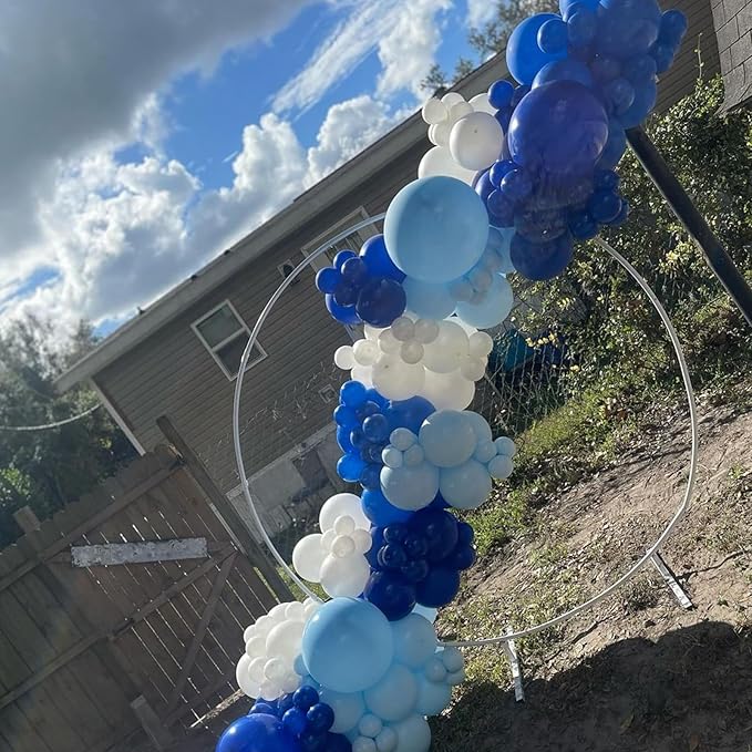 Blue and White Balloons Garland Arch Kit, Graduation Party Decorations - Image 7
