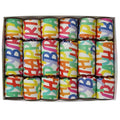 Olde English Birthday Script Party Favors, each containing a tissue hat by Olde+English