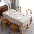maxmill Lux Faux Linen Tablecloth by maxmill