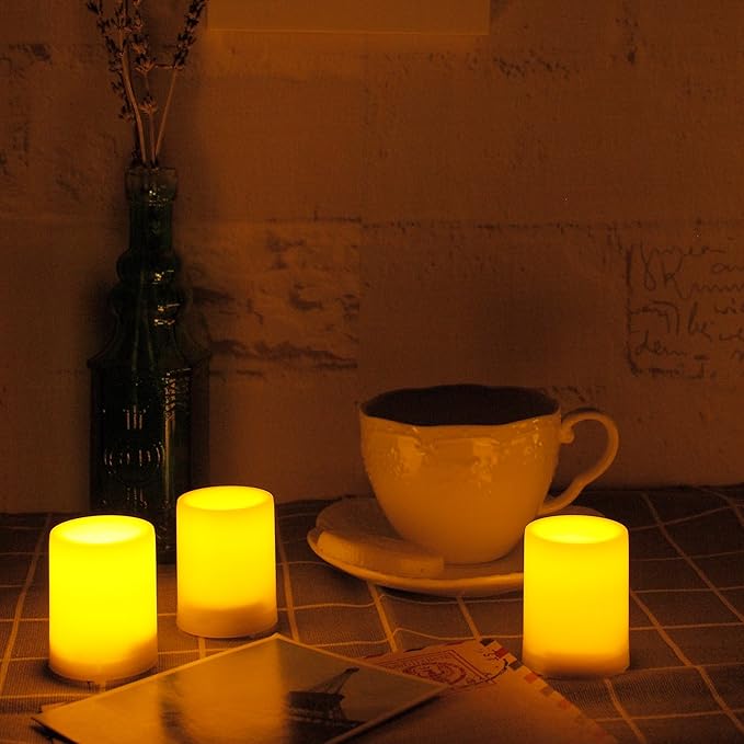 CANDLE CHOICE Battery Operated Flameless Votive Candles - Image 3