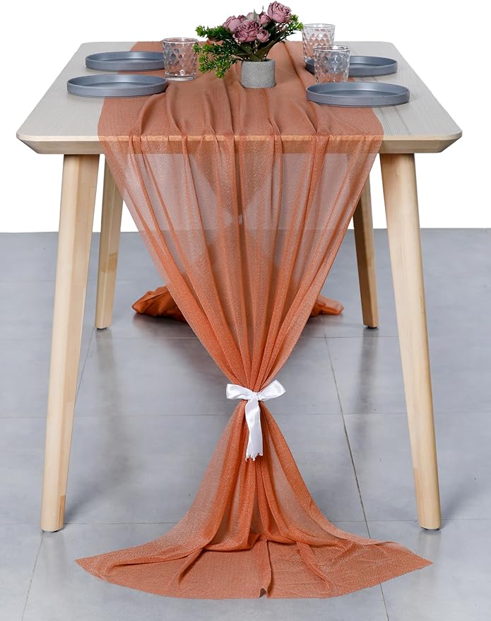 MDS Halloween Chiffon Table Runner - Image 7