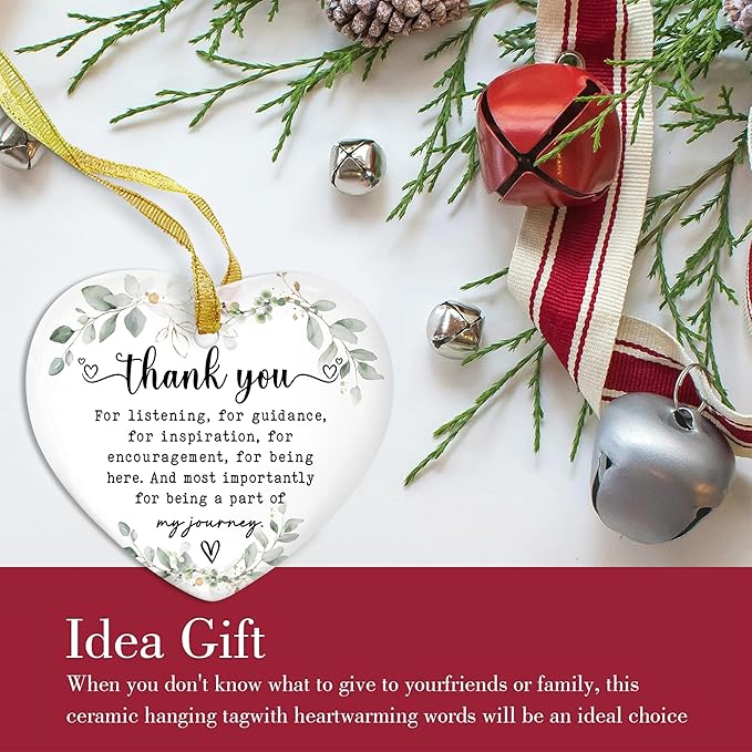 GOSSBY Heart-Shaped Thank You Ornament - Image 8
